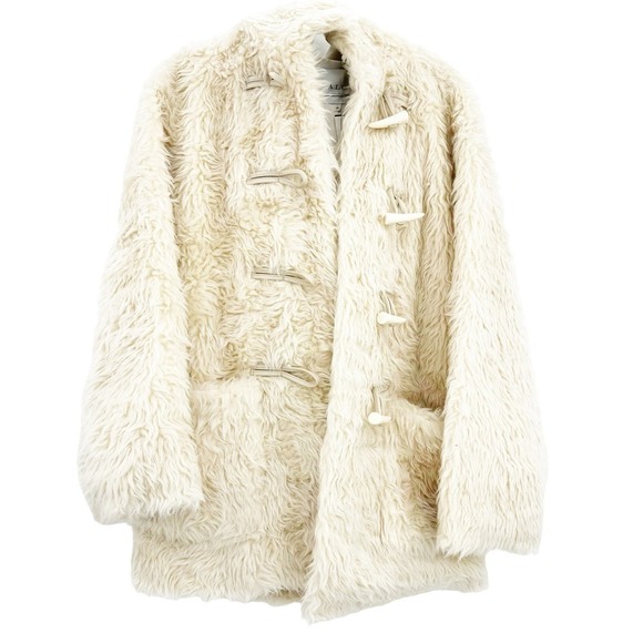 A.L.C. Winston Hooded Faux Fur Toggle Coat size XS NWT - Picture 13 of 14